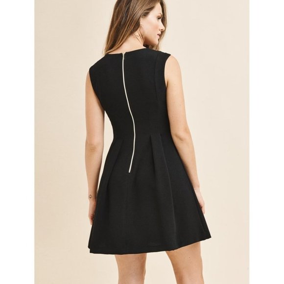 Classic Little Black Cocktail Dress - Picture 2 of 4